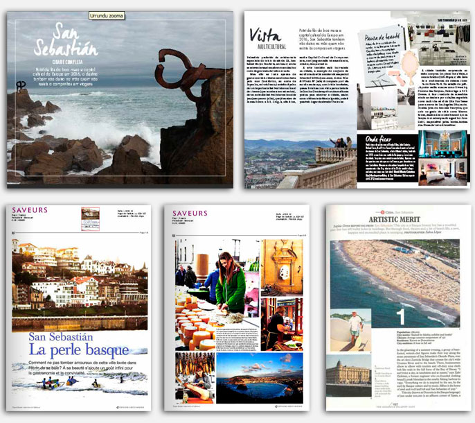 San Sebastián en una revista especializada de turismo